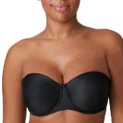 PrimaDonna BH Satin Non Padded Strapless Bra Svart D 90 Dame