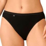 Sloggi Truser 2P Basic Plus Tai Briefs Svart bomull 48 Dame