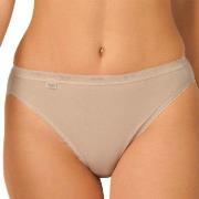 Sloggi Truser 2P Basic Plus Tai Briefs Beige bomull 46 Dame