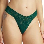 Hanky Panky Truser 2P Original Rise Thong D1 Mørkgrørnn  nylon One Siz...