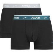 Nike 6P Everyday Cotton Stretch Trunk Svart/Grå bomull X-Large Herre