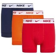 Nike 3P Everyday Essentials Cotton Stretch Trunk Blå/Rød bomull Medium...