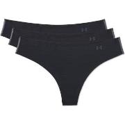 Under Armour Truser 6P Pure Stretch Thong Svart Small Dame