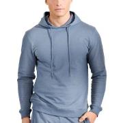 Bread and Boxers Organic Cotton Men Hooded Shirt 2P Lysblå Medium Herr...