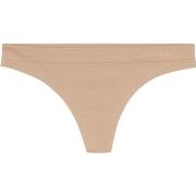 Calvin Klein Truser 3P Fusion Flex Thong Beige polyamid Medium Dame