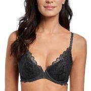 Wacoal BH Lace Perfection Plunge Push Up Bra Svart D 80 Dame