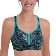 Anita BH Active Air Control DeltaPad Sports Bra Svart/Blå C 75 Dame