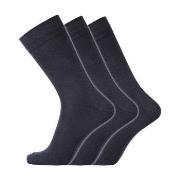 Dovre Strømper 3P Cotton No-Elastic Socks Marine Str 40/45 Herre