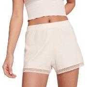 Sloggi GO Ribbed Short Krem bomull Medium Dame