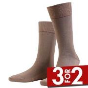 Amanda Christensen Strømper Core Ankle Socks Lysbrun  bomull Str 43/44