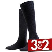 Amanda Christensen Strømper Icon Knee High Sock Antracit Str 47/48 Dam...