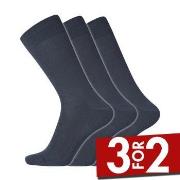 Dovre Strømper 3P Wool Socks Marine Str 45/48 Herre