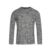 Stedman Knit Long Sleeve For Men Grå Small Herre