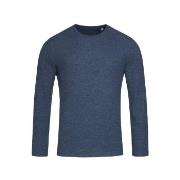 Stedman Knit Long Sleeve For Men Blå Large Herre