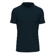 Stedman Clive Short Sleeve Polo Marine ringspunnet bomull Small Herre