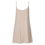 Trofe Slip Dress Beige polyamid Medium Dame