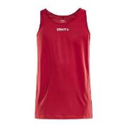 Craft Rush Singlet M Rød polyester X-Large Herre