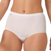 Sloggi Truser 2P Basic Plus Maxi Briefs Hvit bomull 38 Dame