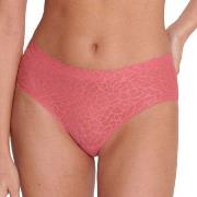 Sloggi Truser 2P ZERO Feel Lace 2.0 High Waist Brief Rosa Small Dame