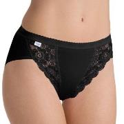 Sloggi Truser Chic Tai Brief Svart bomull 46 Dame