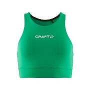 Craft Rush 2 0 Crop Top W Mørkgrørnn  Medium Dame