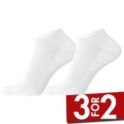 Egtved Strømper 2P Cotton Footie Sock Hvit Str 45/48