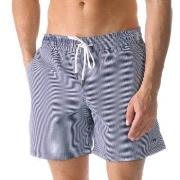 Mey Badebukser Beachport Swim Shorts Hvit/Blå polyester Small Herre