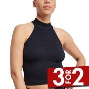 Sloggi EVER Infused Aloe High Neck Top Svart X-Small Dame