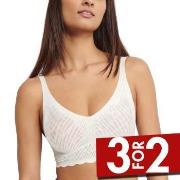 Sloggi BH ZERO Feel Bliss Bralette Hvit Large Dame