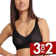 Sloggi BH ZERO Feel Bliss Soft Bra Svart Large Dame