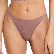 Sloggi Truser ZERO Feel Bliss String Brief Brun X-Small Dame