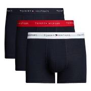 Tommy Hilfiger 3P WB Trunks Svart/Rød bomull Medium Herre
