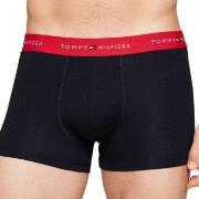 Tommy Hilfiger 3P WB Trunks Svart/Rød bomull Large Herre