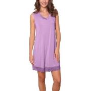 Lady Avenue Bamboo With Short Sleeve Nightdress Lilla Bambus Large Dam...