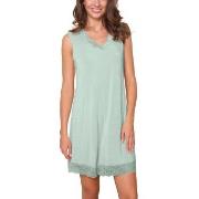 Lady Avenue Bamboo With Short Sleeve Nightdress Mintgrønn Bambus Mediu...