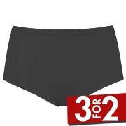 Damella Truser High Waist Maxi Brief Mørkgrå  merinoull 38 Dame
