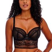 Freya BH Sydnie Underwired Longline Bra Svart E 85 Dame