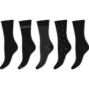 Decoy Strømper 5P Bamboo Ankle Socks Multi-colour-2 Strl 37/41 Dame