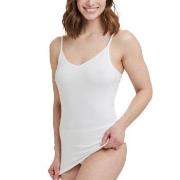 Decoy 3P Narrow Strap Singlets Hvit økologisk bomull XX-Large Dame