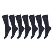 Decoy Strømper 7P Organic Cotton Socks Marine Strl 37/41 Dame