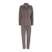 Decoy Velour Homewear Set Brun XX-Large Dame