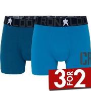 CR7 Cristiano Ronaldo 2P Boys Trunk Briefs Blå bomull 158-164