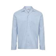 JBS of Denmark Woven PJ Shirt Lysblå Medium Herre