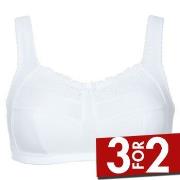 Damella BH Classic Full Support Soft Bra Hvit D 105 Dame