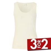 Damella Wool Top Benhvit merinoull XX-Large Dame