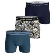 Björn Borg 3P Cotton Stretch Boxer 1721 Marine bomull Small Herre