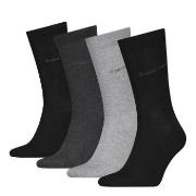 Calvin Klein Strømper 4P Men Socks Gift Box Grå/Svart One Size Herre