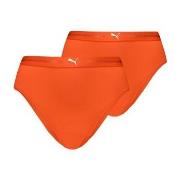 Puma Truser 2P Women High Waist Brazilian Briefs Oransje polyamid Medi...