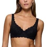 Triumph BH Amourette Wired Bra With Lace Svart E 90 Dame