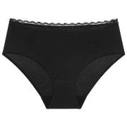 Triumph Truser Feel Of Cotton Midi Brief Svart bomull 40 Dame